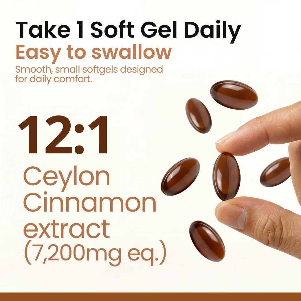 Ceylon Cinnamon 7200mg Equivalent with MCT Oil – image 4